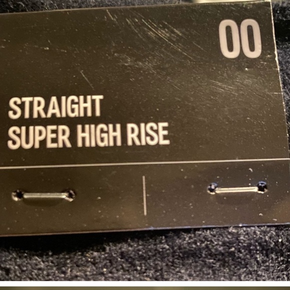 Express Super High Rise Straight Cropped Velvet Pants - Picture 10 of 10